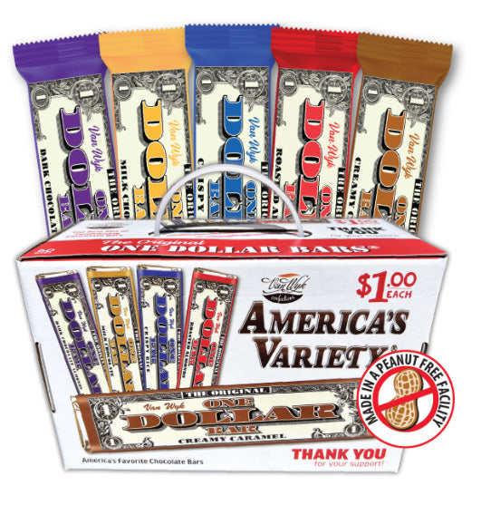 America's Variety One Dollar Chocolate Bar Assortment